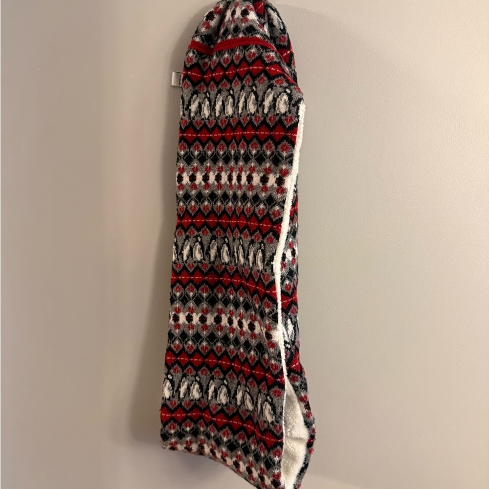 Vera Bradley Fair Isle Fleece Scarf with Sherpa Lining